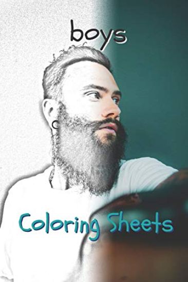 Boy Coloring Sheets: 30 Boy Drawings, Coloring Sheets Adults Relaxation, Coloring Book for Kids, for Girls, Volume 3