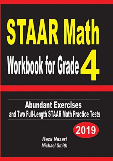 STAAR Math Workbook for Grade 4