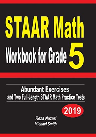 STAAR Math Workbook for Grade 5