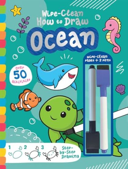 Wipe-Clean How to Draw Ocean