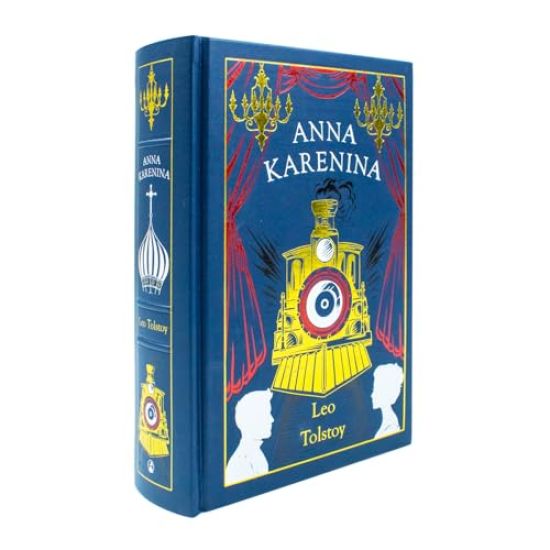 Anna Karenina Deluxe Leather Bound By Leo Tolstoy - Timeless Literary Fiction Hardback Classic Historical Novel