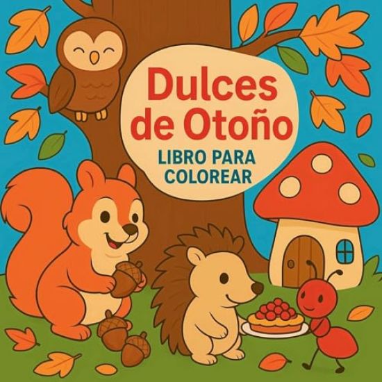 Dulces de otoño - Libro para colorear