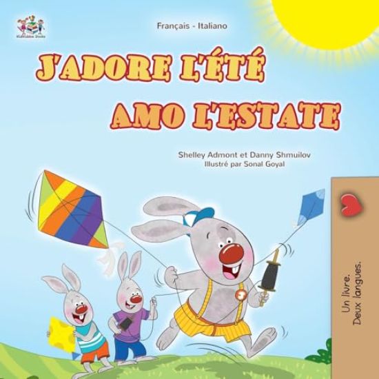 J'adore l'été (Livre pour enfants bilingue français-italien)