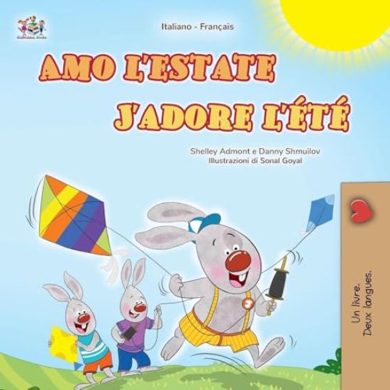 J'adore l'été (Livre pour enfants bilingue italien-français)