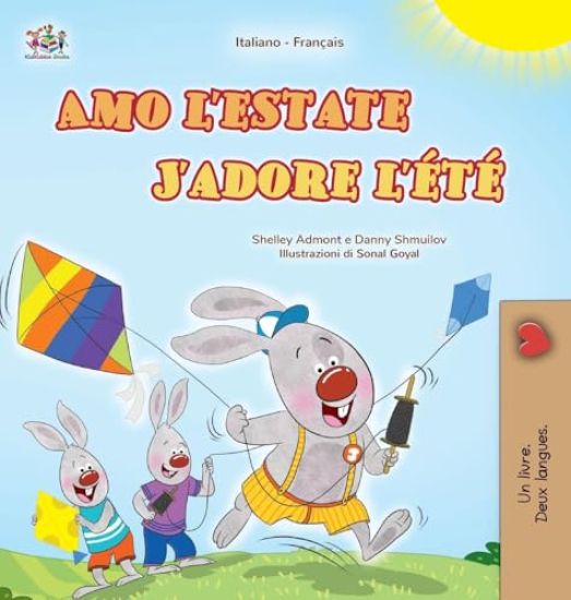 J'adore l'été (Livre pour enfants bilingue italien-français)