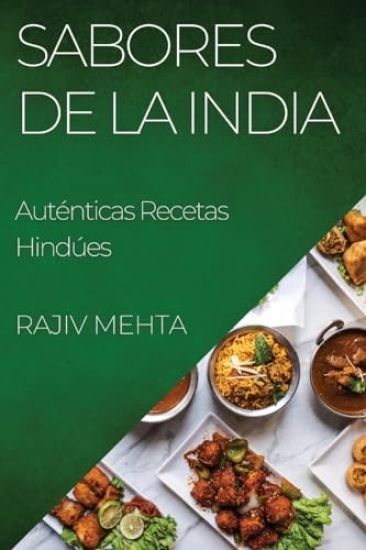 Sabores de la India – Rajiv Mehta, kirjan kansikuva