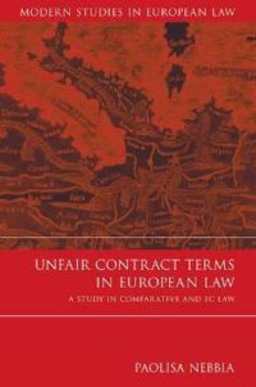 Unfair Contract Terms in European Law