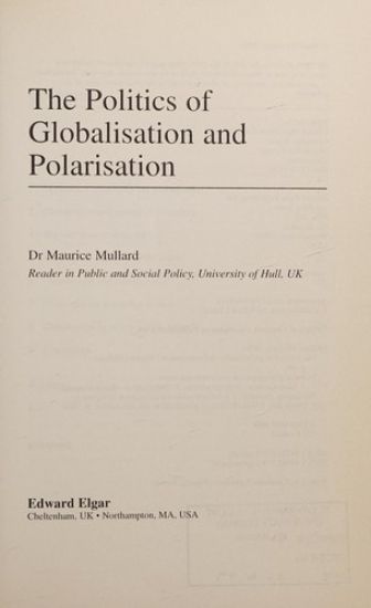 The Politics of Globalisation and Polarisation