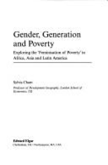 Gender, Generation and Poverty