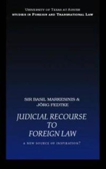 Judicial Recourse to Foreign Law