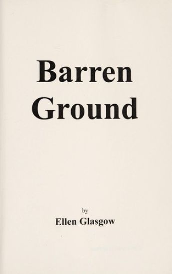 Barren Ground