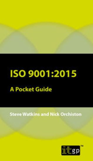 ISO 9001:2015 – Steve Watkins, kirjan kansikuva