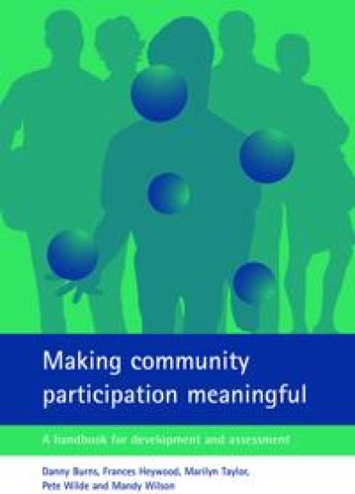 Making community participation meaningful
