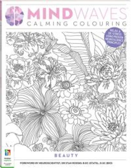 Mindwaves Calming Colouring Beauty