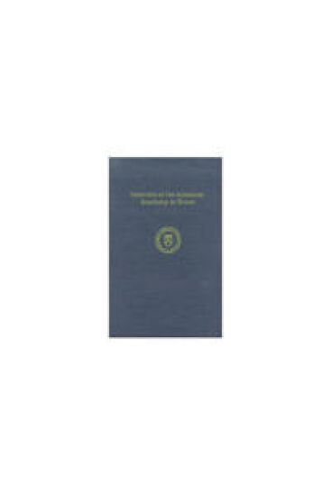 Memoirs of the American Academy in Rome, Vol. 58 (2013)