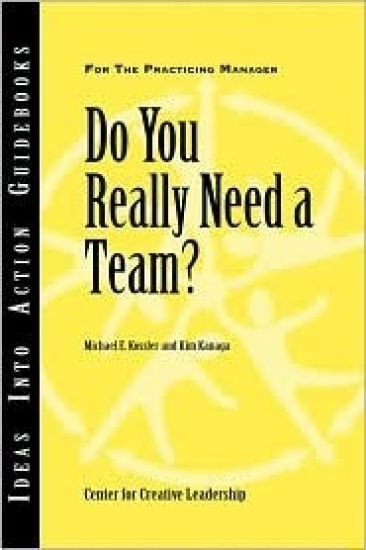 Do You Really Need a Team?