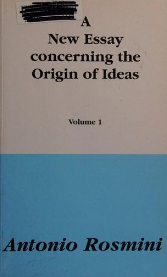 A New Essay Concerning the Origin of Ideas