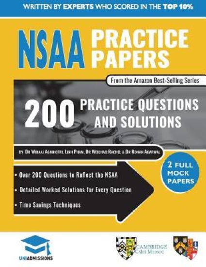 NSAA Practice Papers – Wiraaj Agnihotri, kirjan kansikuva