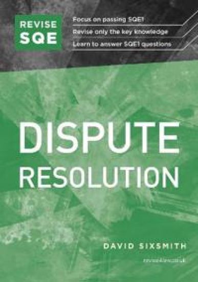 Revise SQE Dispute Resolution