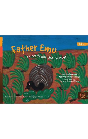 Father Emu runs from the hunter