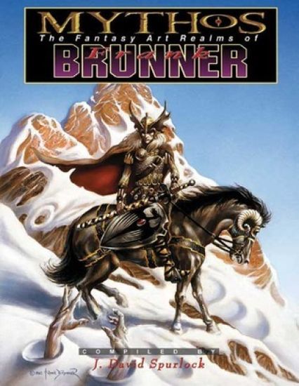 Mythos: The Fantasy Art Realms of Frank Brunner – J David Spurlock, kirjan kansikuva
