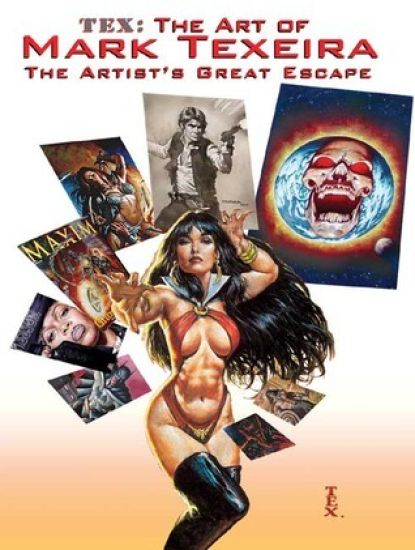 TEX: The Art of Mark Texeira – Renee Witterstaetter, kirjan kansikuva