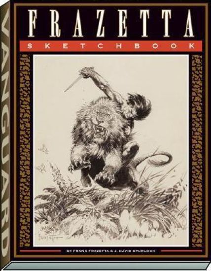 Frazetta Sketchbook (vol I) – J David Spurlock, kirjan kansikuva