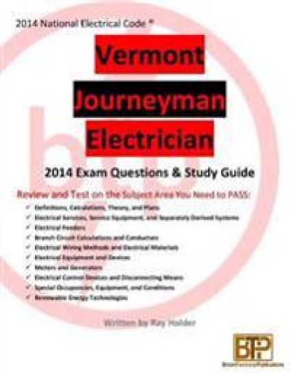 Vermont 2014 Journeyman Electrician Study Guide