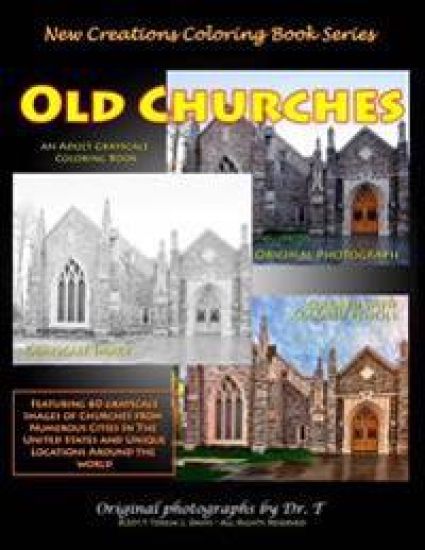 New Creations Coloring Book Series: Old Churches