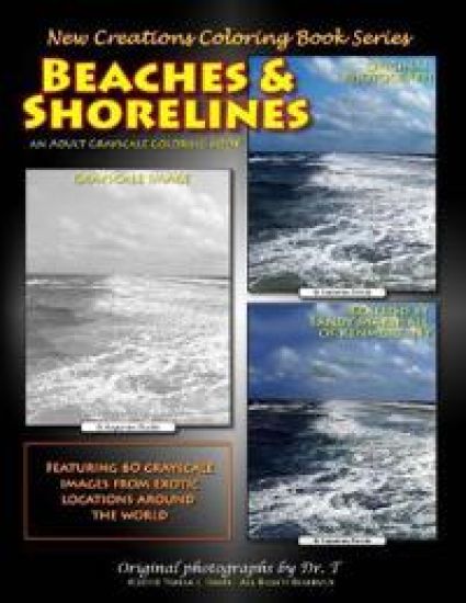 New Creations Coloring Book Series: Beaches & Shorelines