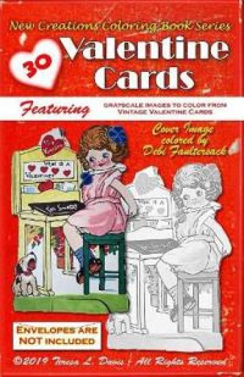 New Creations Coloring Book Series: Valentine Cards