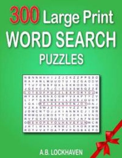 300 Large Print Word Search Puzzles