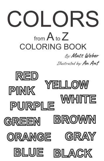 Colors from A to Z: Coloring Book