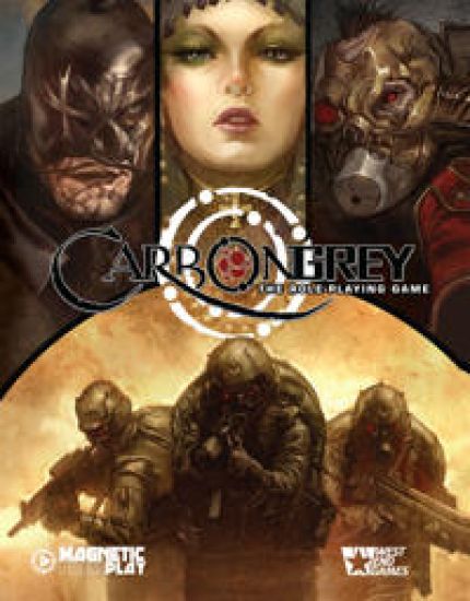 CARBON GREY RPG – Andrew E. C. Gaska, kirjan kansikuva