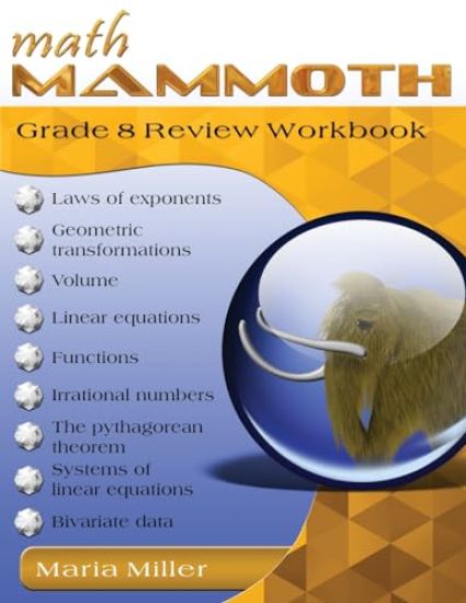 Math Mammoth Grade 8 Review Workbook