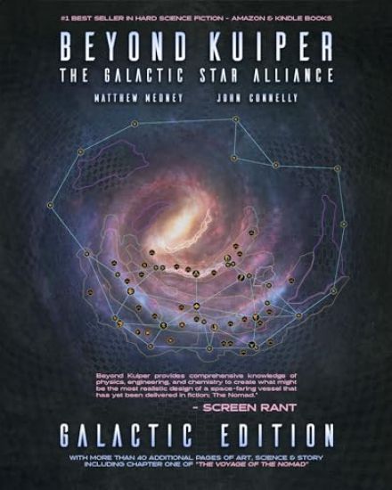 Beyond Kuiper: The Galactic Star Alliance. – Matthew Medney, kirjan kansikuva