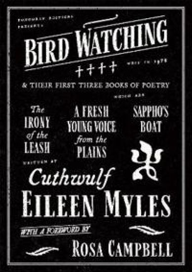 Bird Watching and Their First Three Books of Poetry