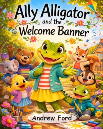 Ally Alligator and the Welcome Banner