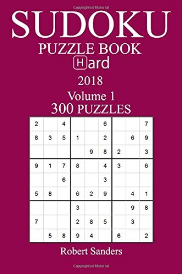 300 Hard Sudoku Puzzle Book - 2018