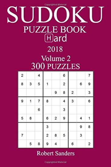 300 Hard Sudoku Puzzle Book - 2018
