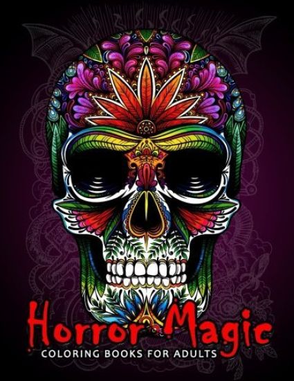 Horror Magic Coloring books for adults: A Gift for people who love Black Magic and Halloween
