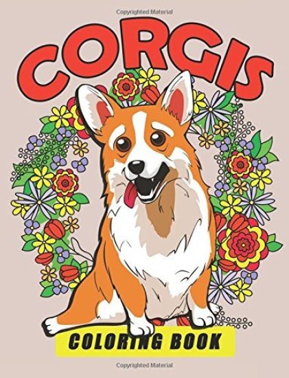Corgis Coloring Book: Dog Coloring Book for Adults