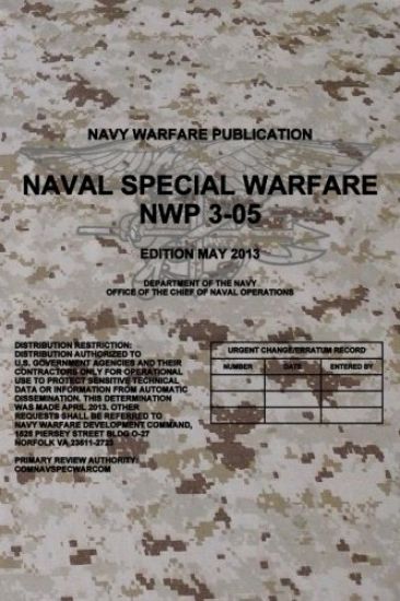 NWP 3-05 Naval Special Warfare: May 2013