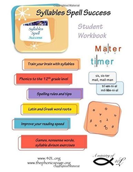 Syllables Spell Success Student Workbook