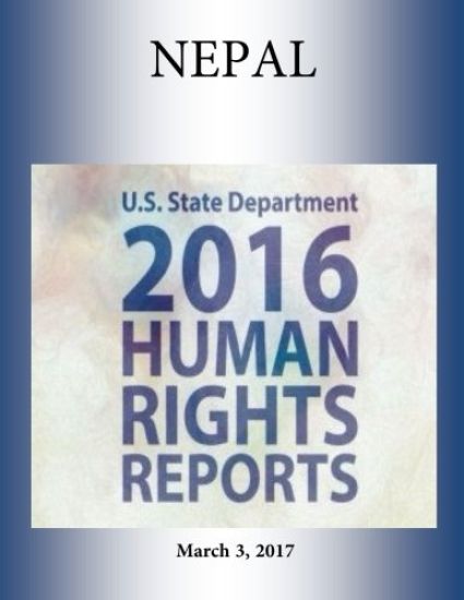 NEPAL 2016 HUMAN RIGHTS Report