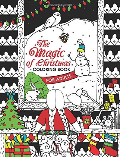 The Magic of Christmas Coloring Book for Adults: Let coloring Santa and Snowman !