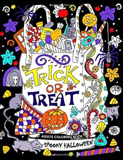 Adults Coloring Book: Spooky Halloween Fun and Relaxing Designs
