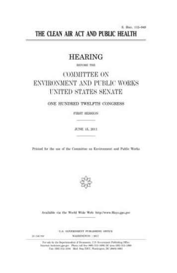 The Clean Air Act and public health