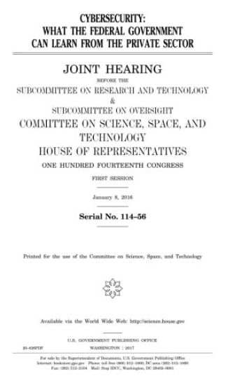 Cybersecurity: what the federal government can learn from the private sector