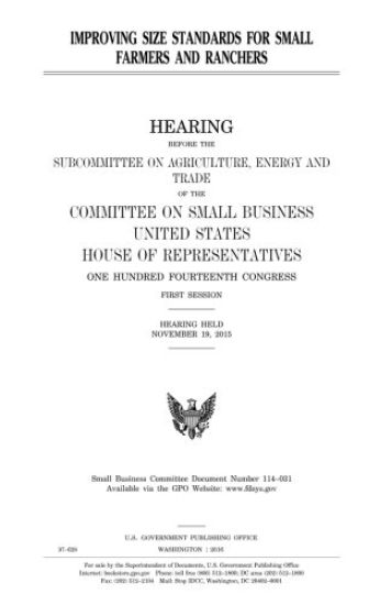 Improving size standards for small farmers and ranchers